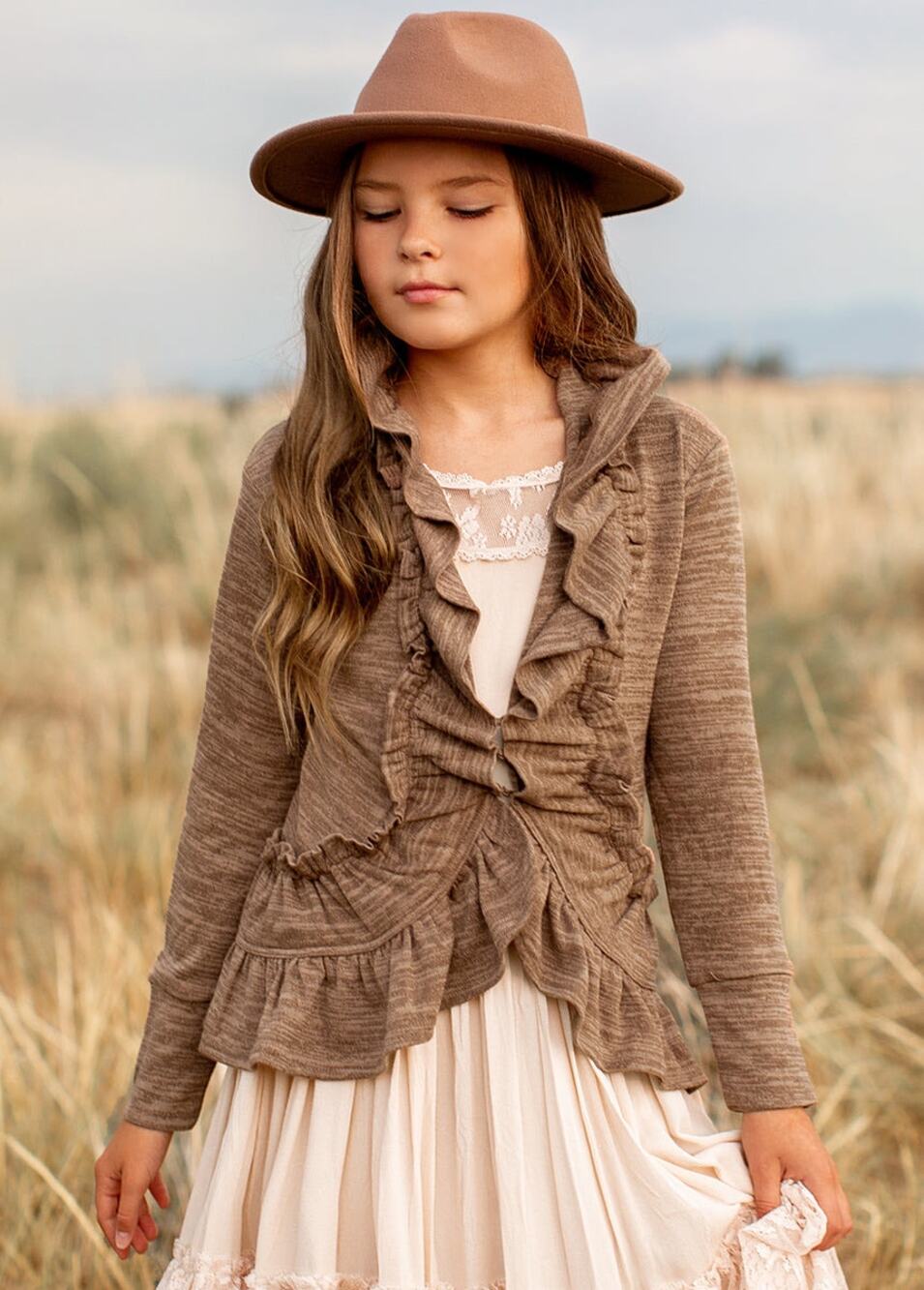 Joyfolie Mia Joy Trinity Jacket in Chestnut Girl’s Size 6